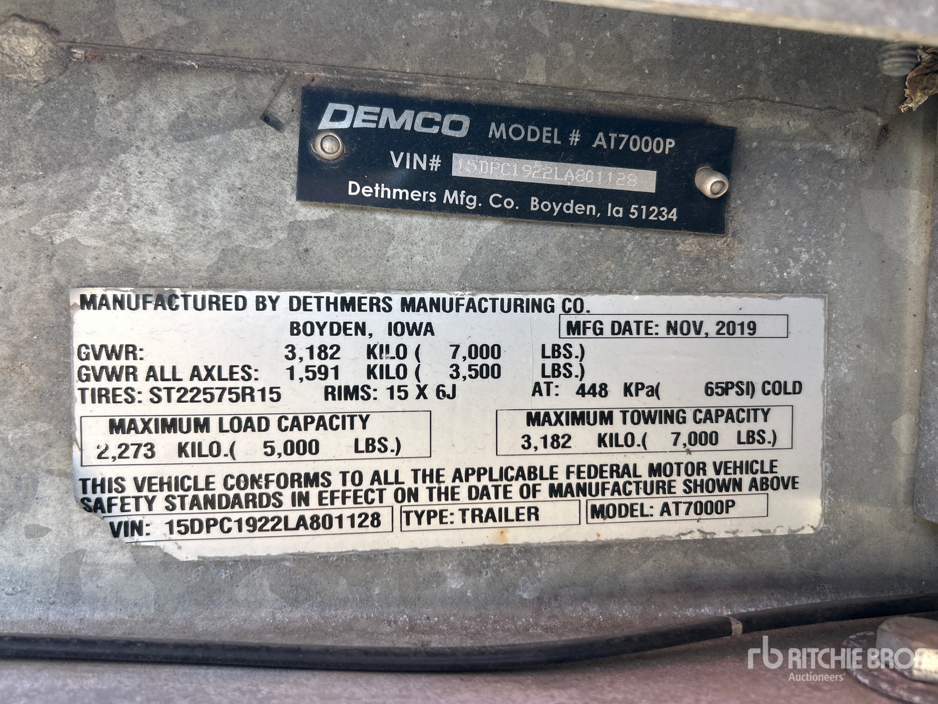 2020 Demco AT7000P