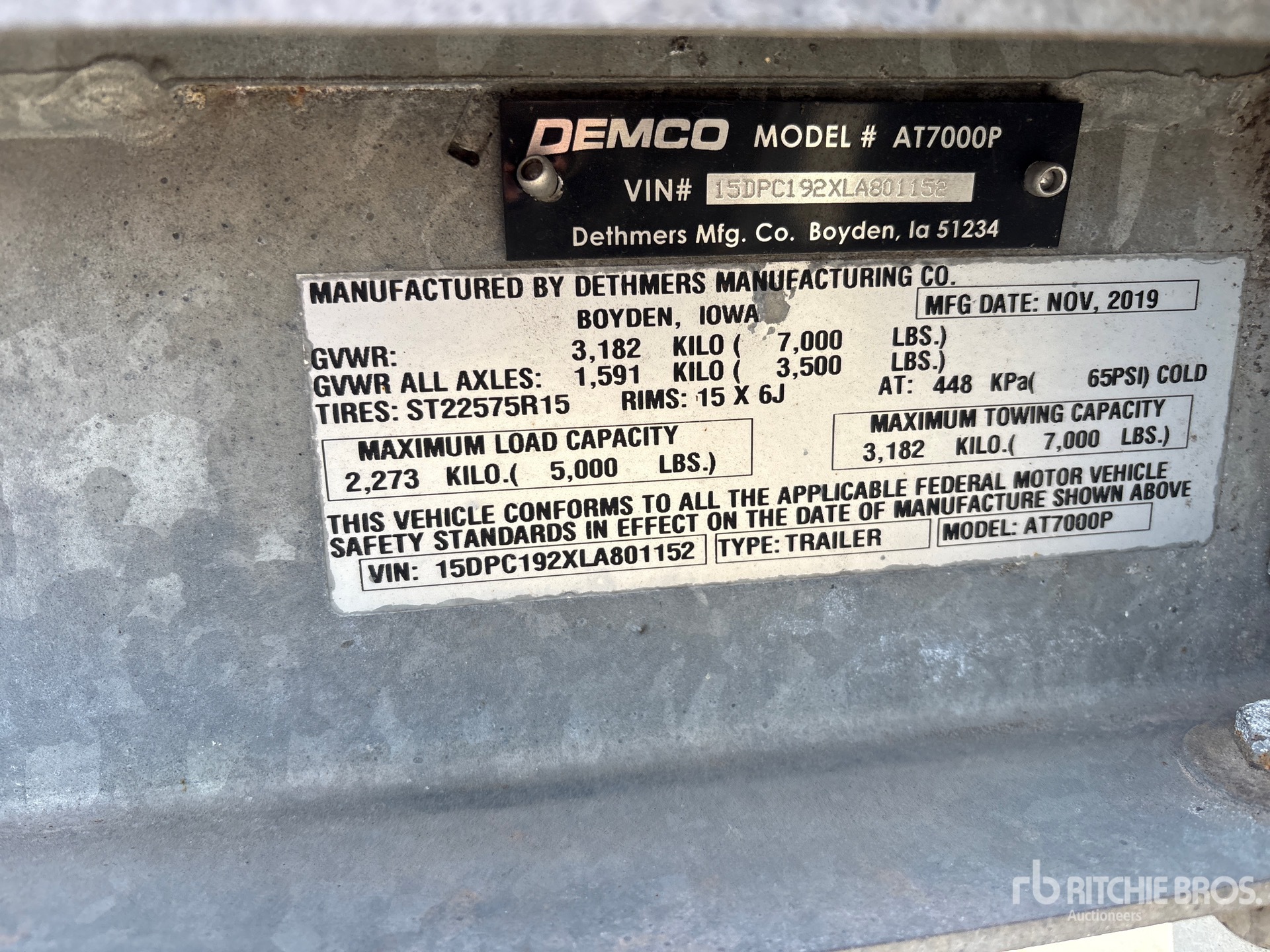 2020 Demco AT7000P