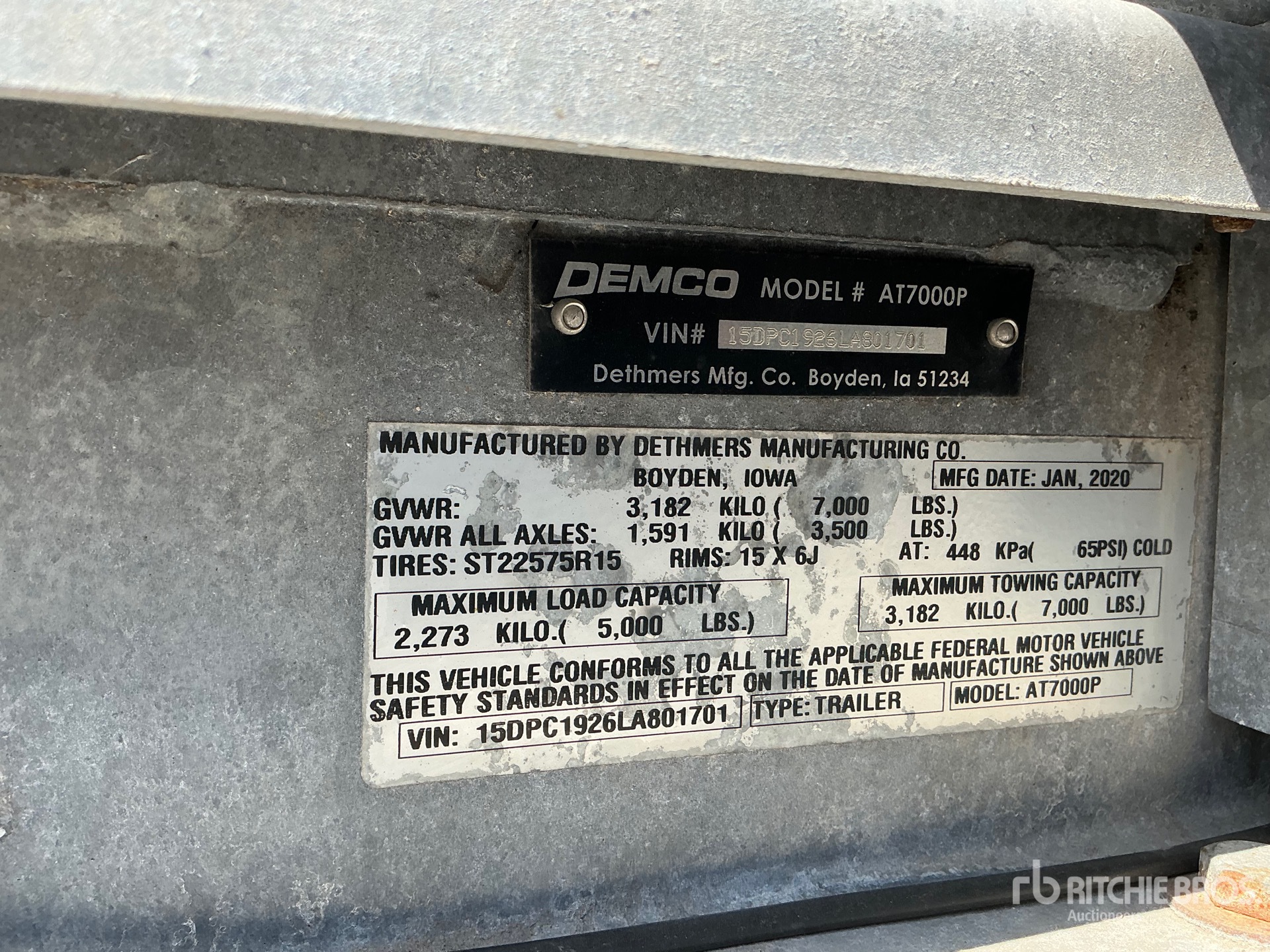 2020 Demco AT7000P