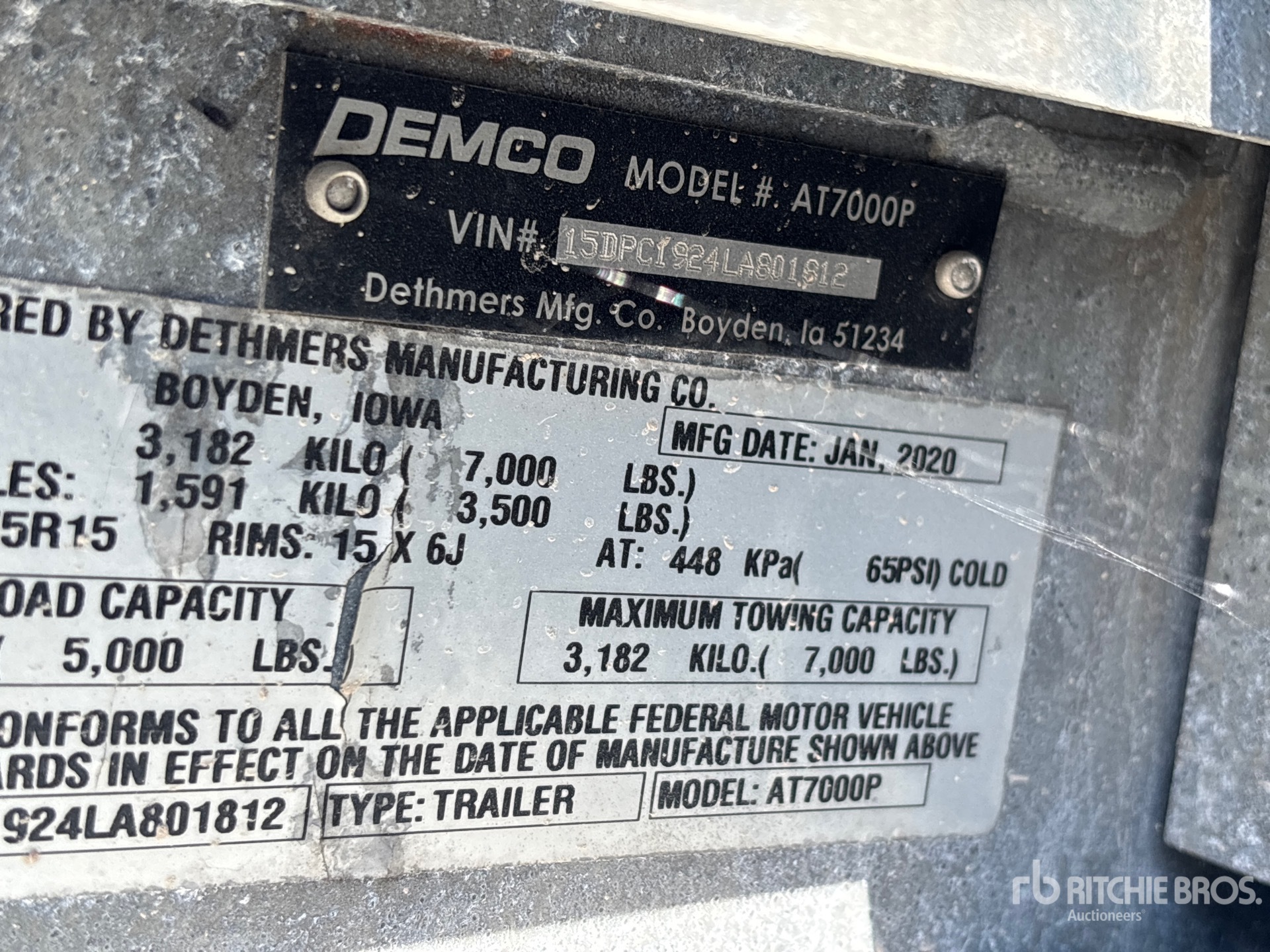 2020 Demco AT7000P