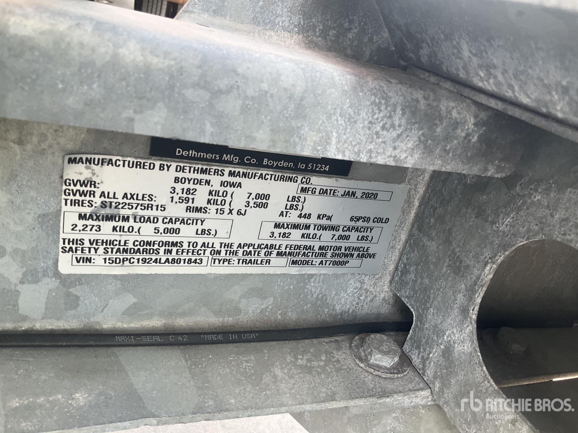 2020 Demco AT7000P
