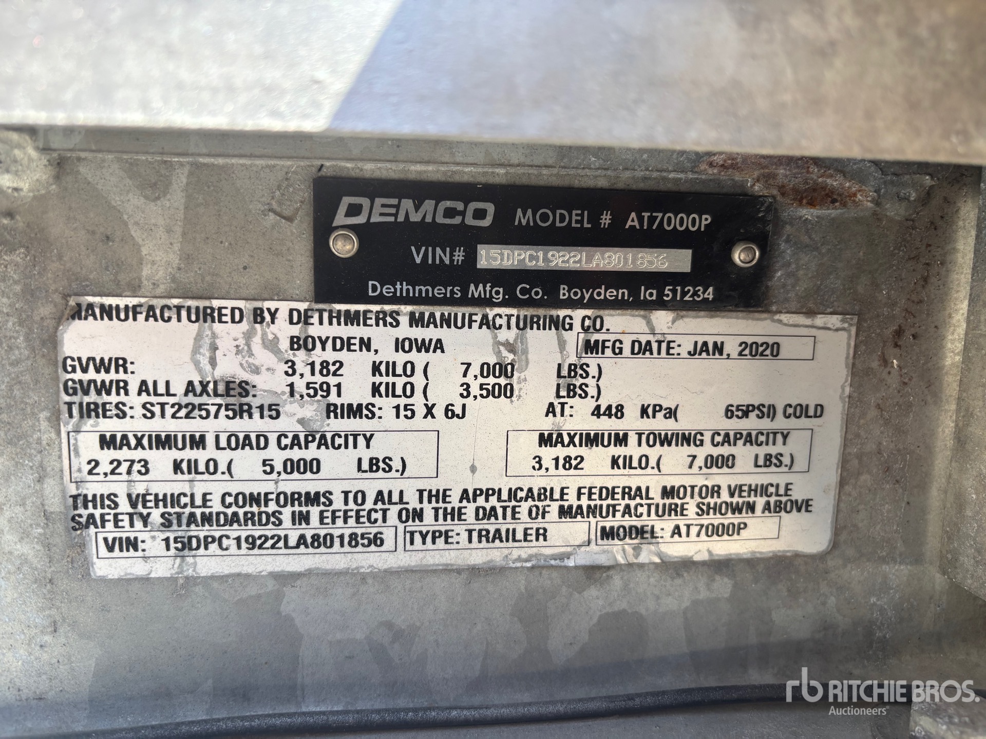 2020 Demco AT7000P