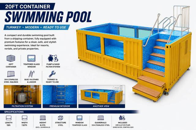 2026 Chery 20ft Container Swimming Pool (Unused)