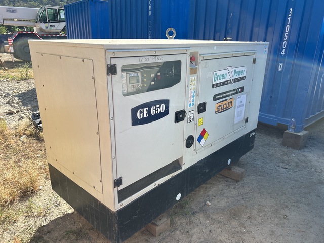Green Power GP 84 S/I-N-6 75 kVA Skid-Mounted Generator Set