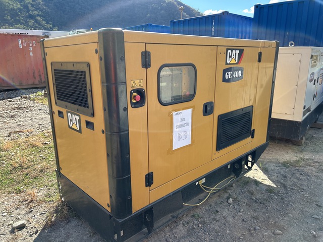 Cat DE50-CB 50 kVA Skid-Mounted Generator Set