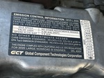 Engine with Emission Label