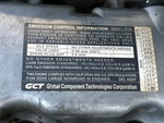 Engine with Emission Label