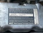 Engine with Emission Label