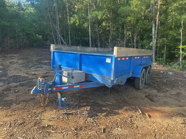 2022 Cam 14 ft T/A Dump Utility Trailer
