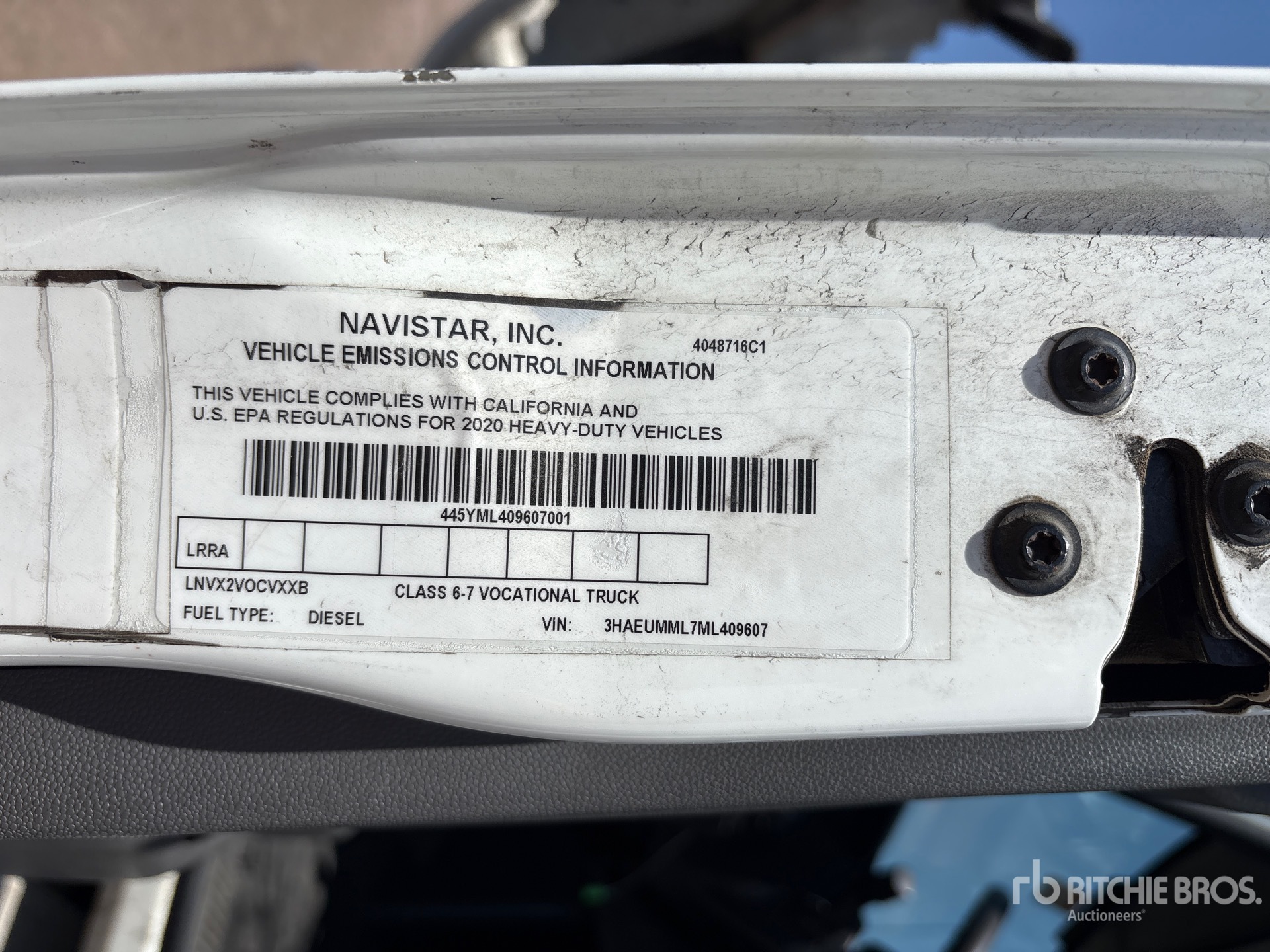2021 International MV607