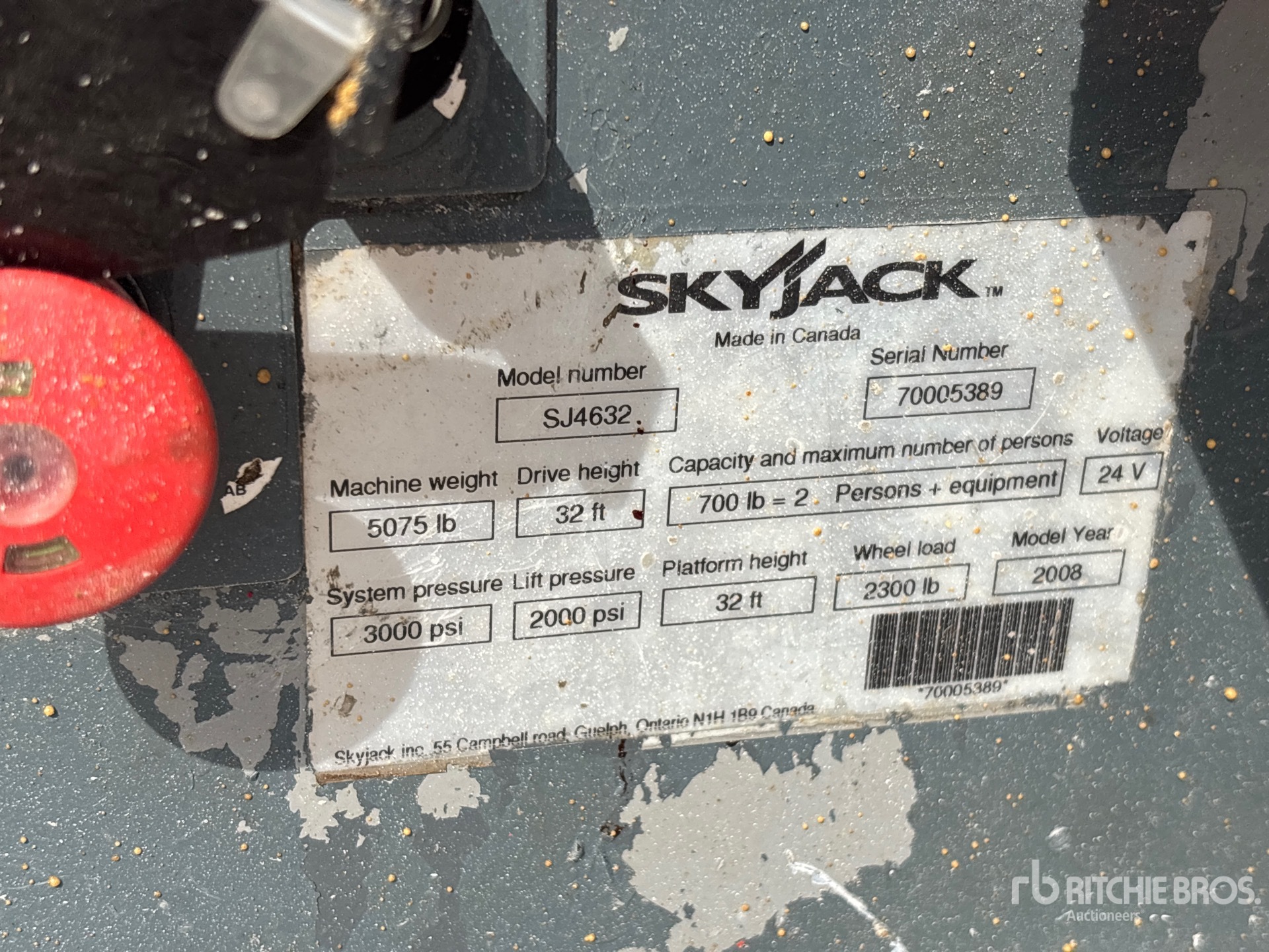 2008 Skyjack SJ4632
