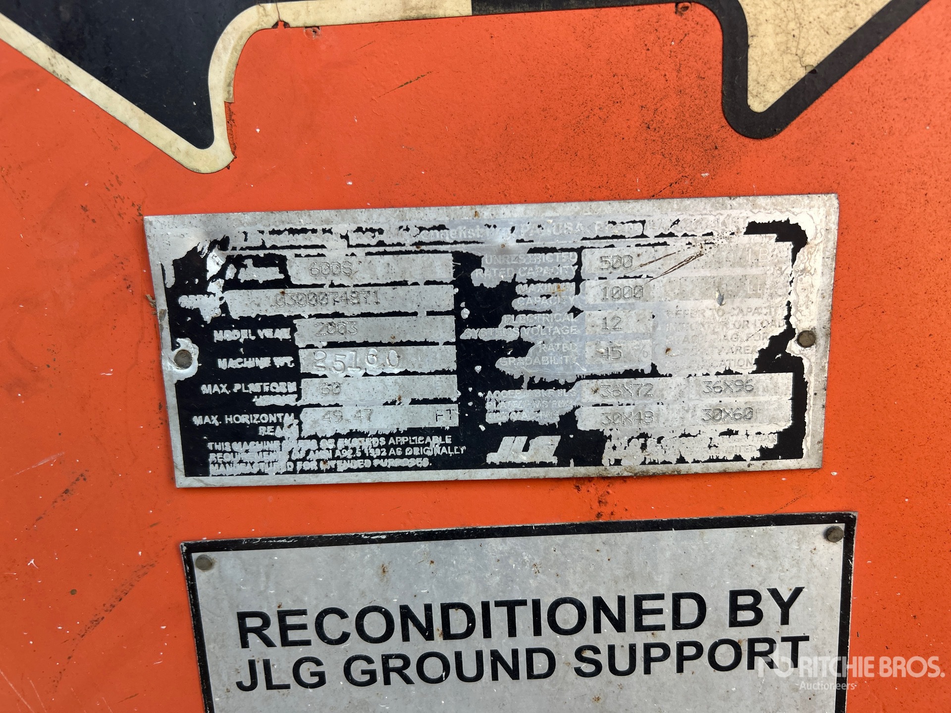 2003 JLG 600S