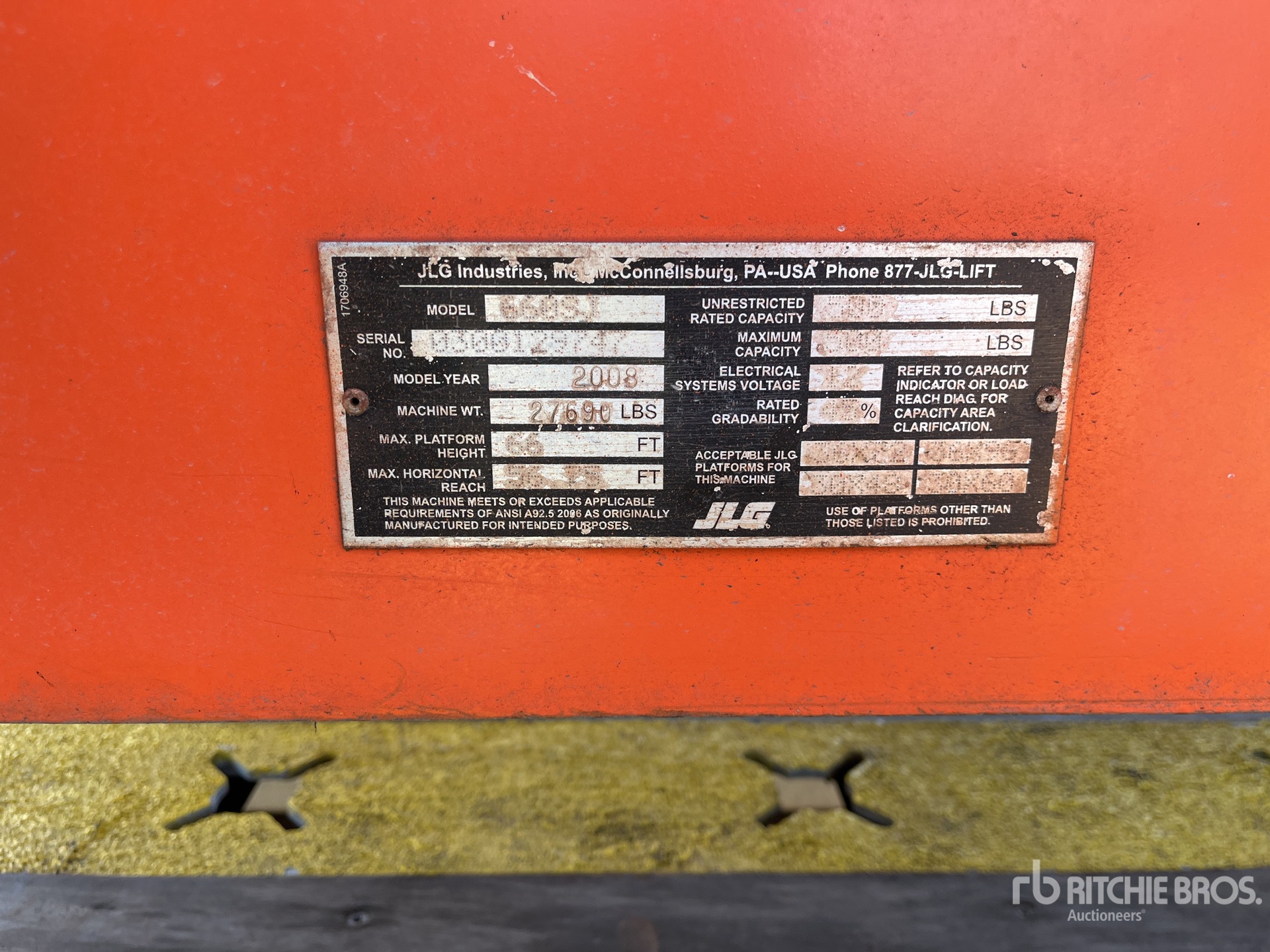 2008 JLG 660SJ