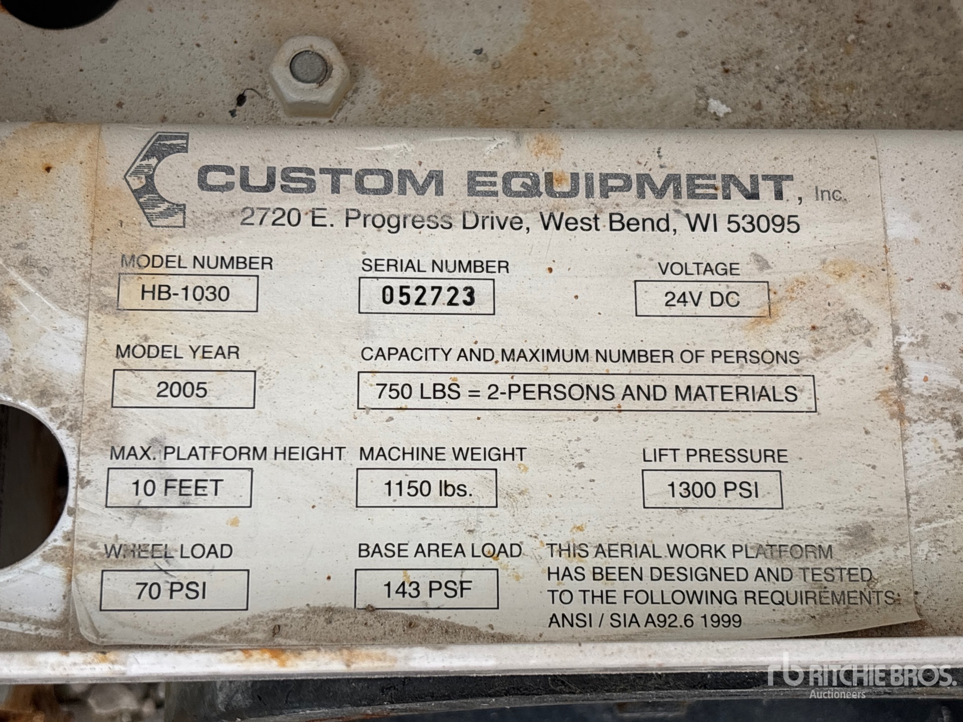 2005 Hy-Brid HB-1030
