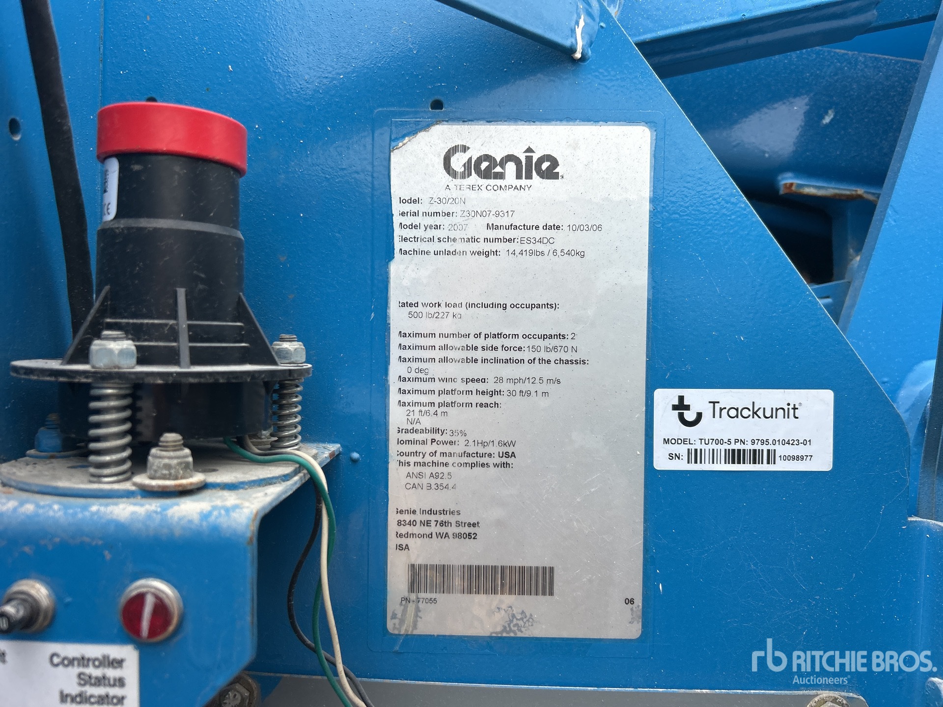 2007 Genie Z-30/20N