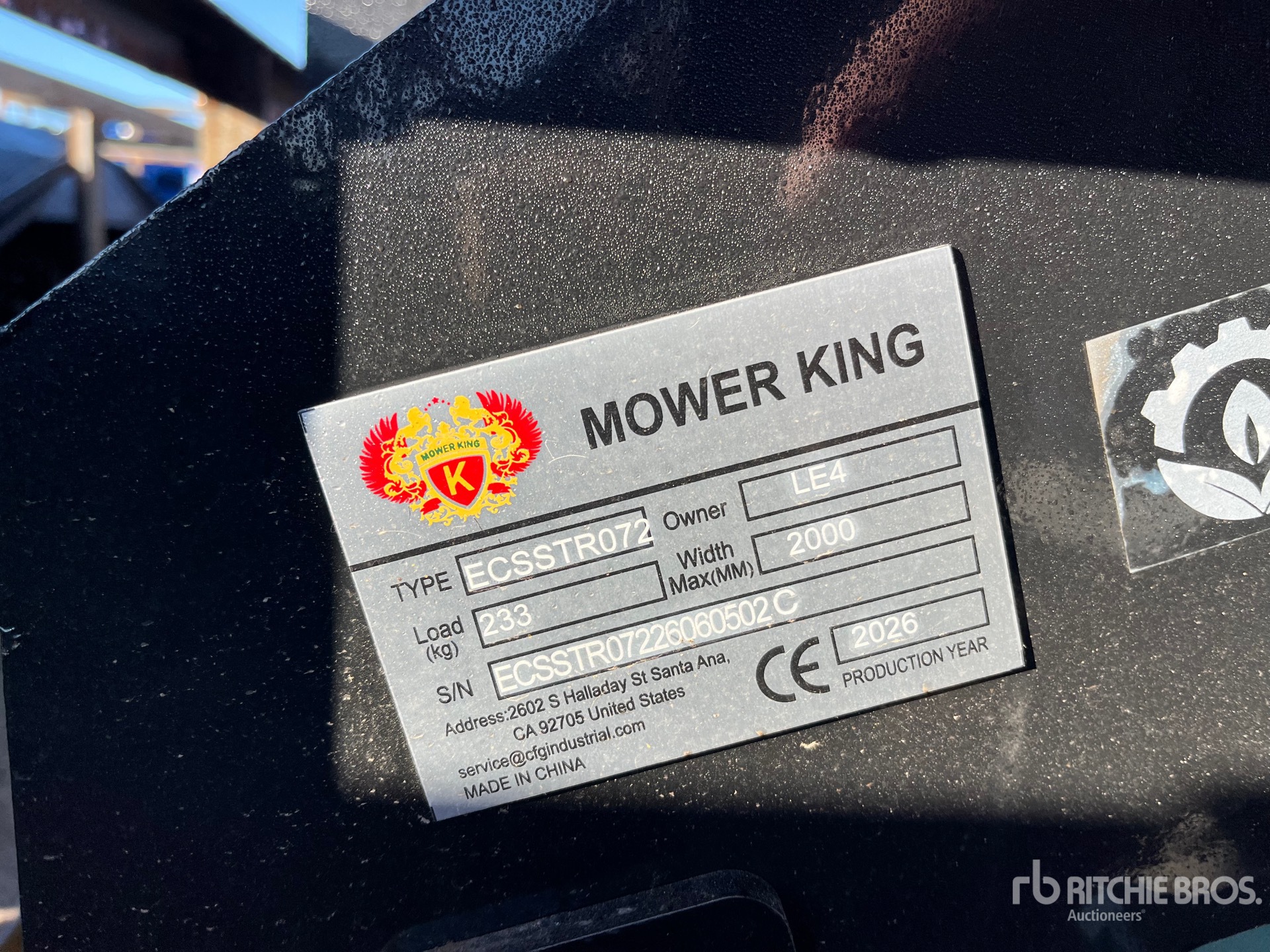2026 Mower King ECSSTR072