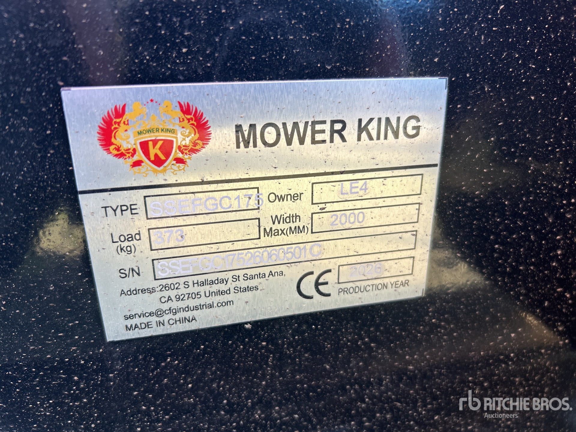 2026 Mower King SSEFGC175