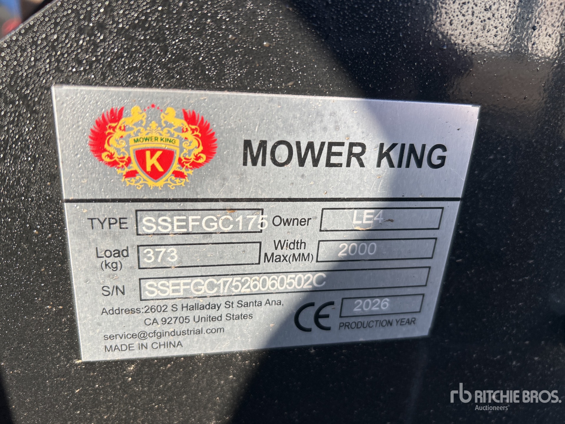 2026 Mower King SSEFGC175