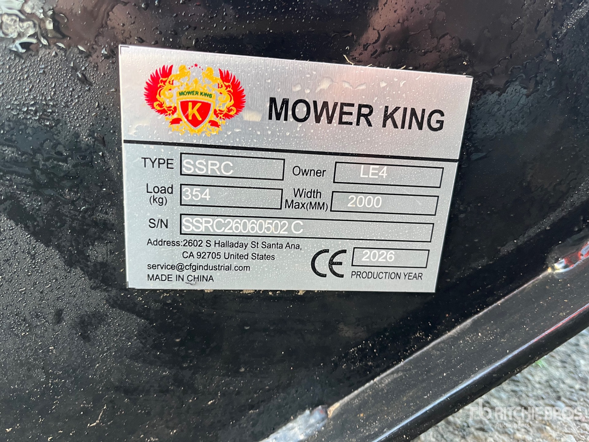 2026 Mower King SSRC72