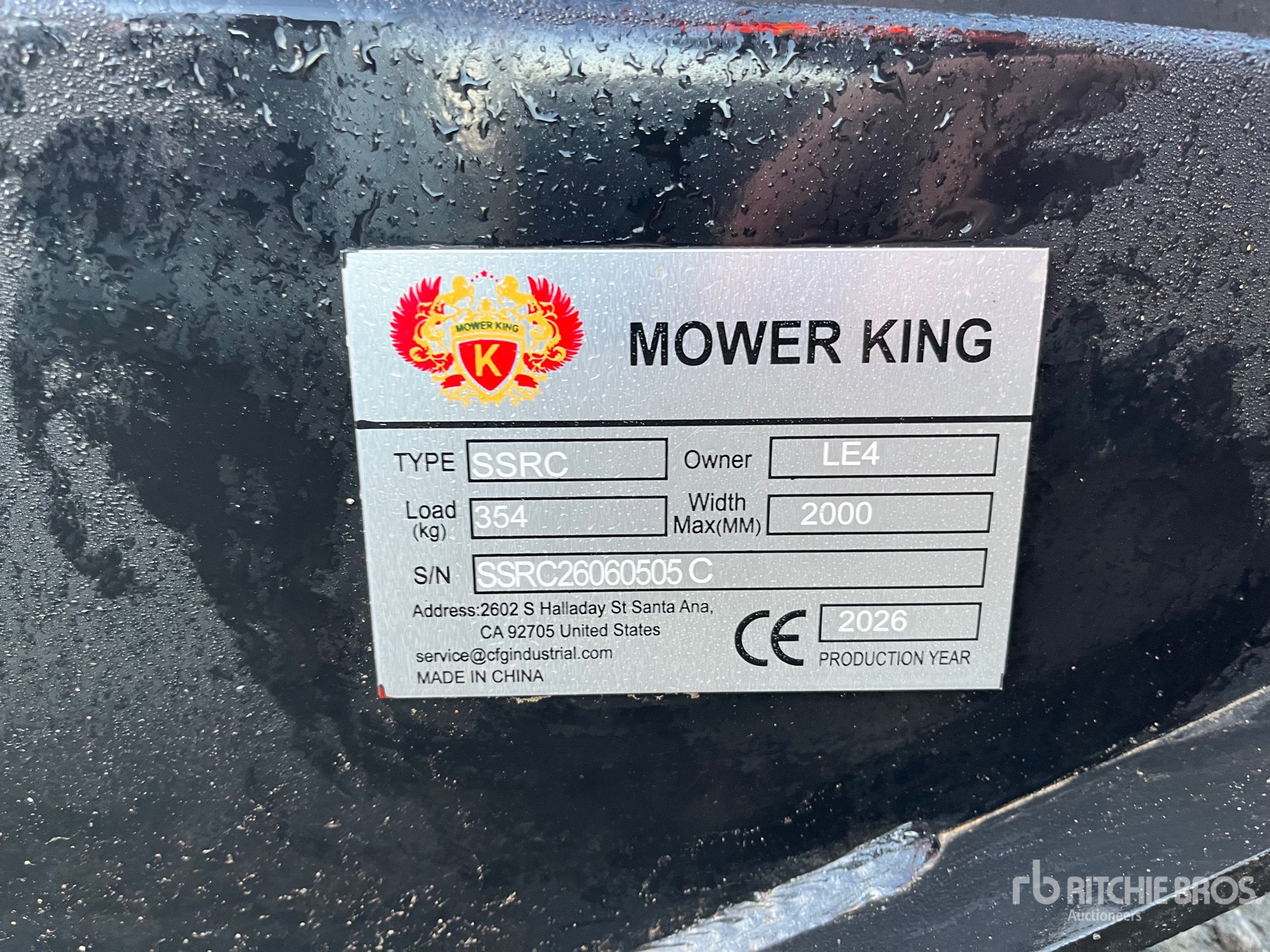 2026 Mower King SSRC72