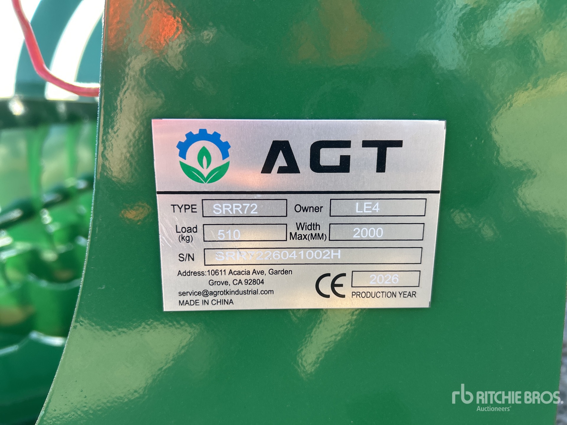 2026 AGT SRR72