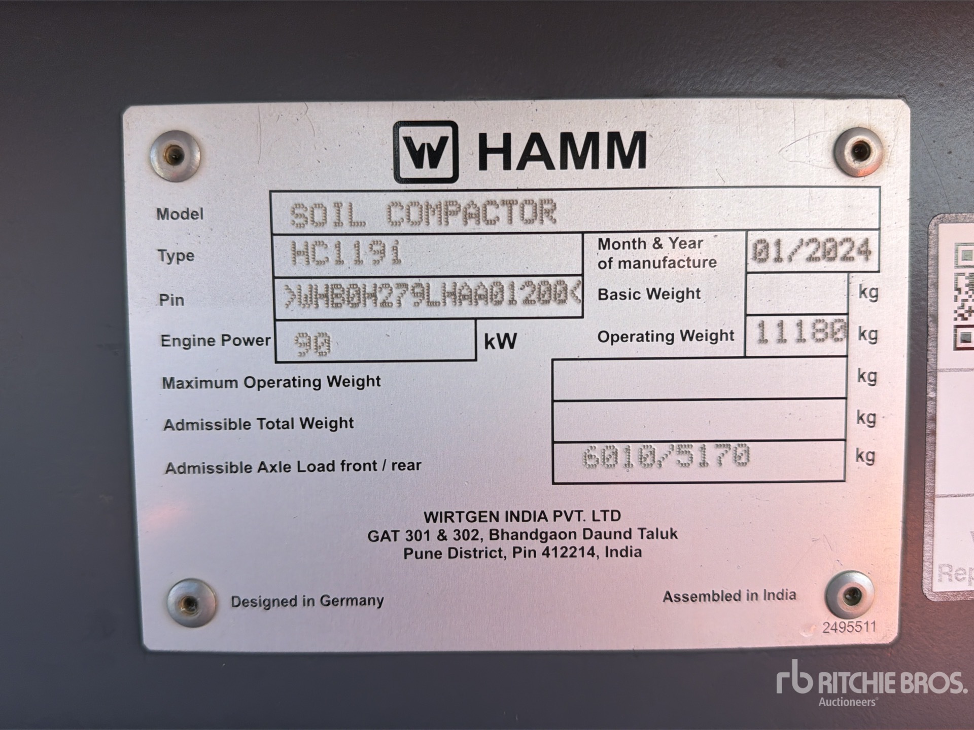 2024 Hamm HC119I