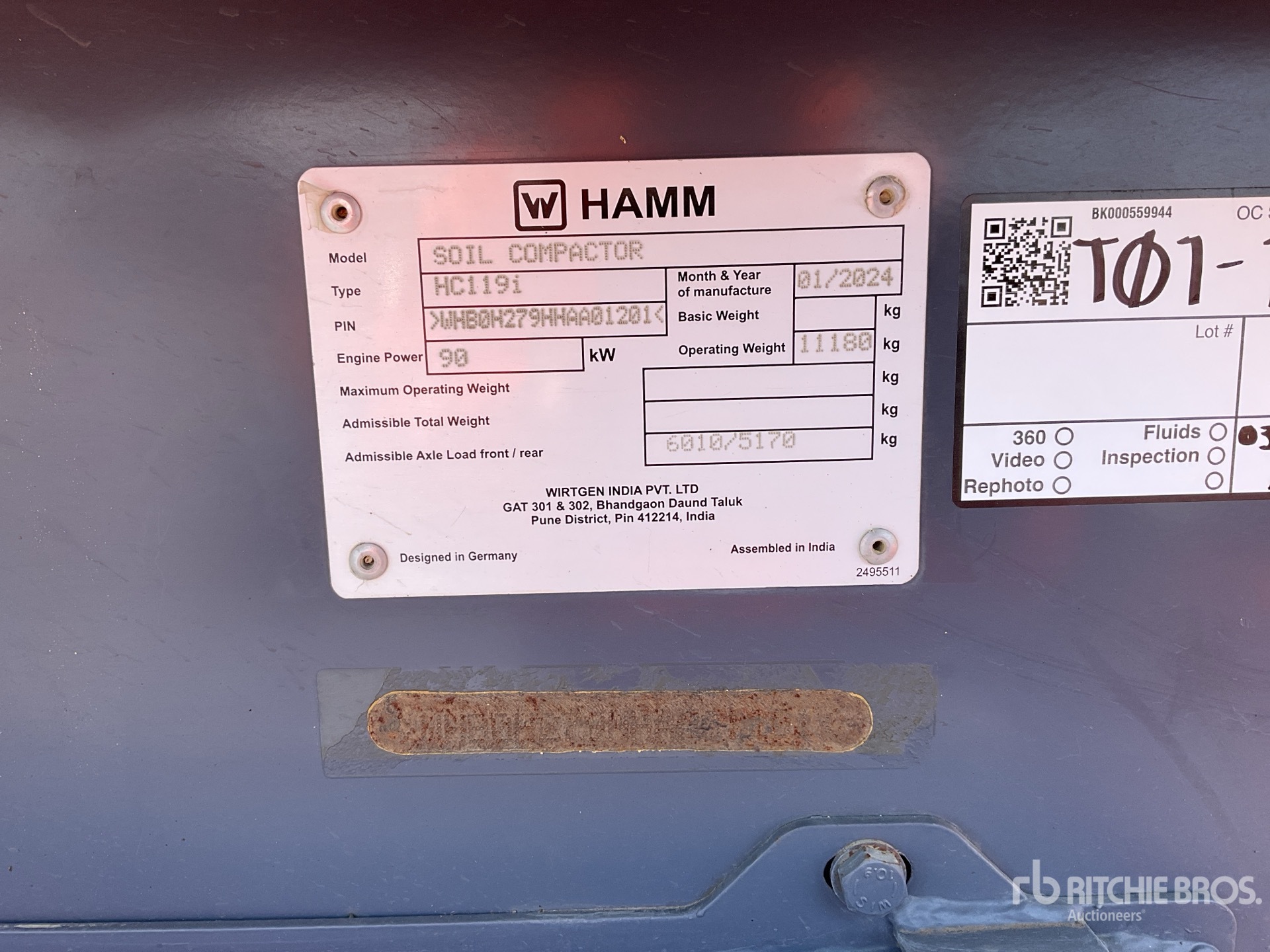 2024 Hamm HC119I