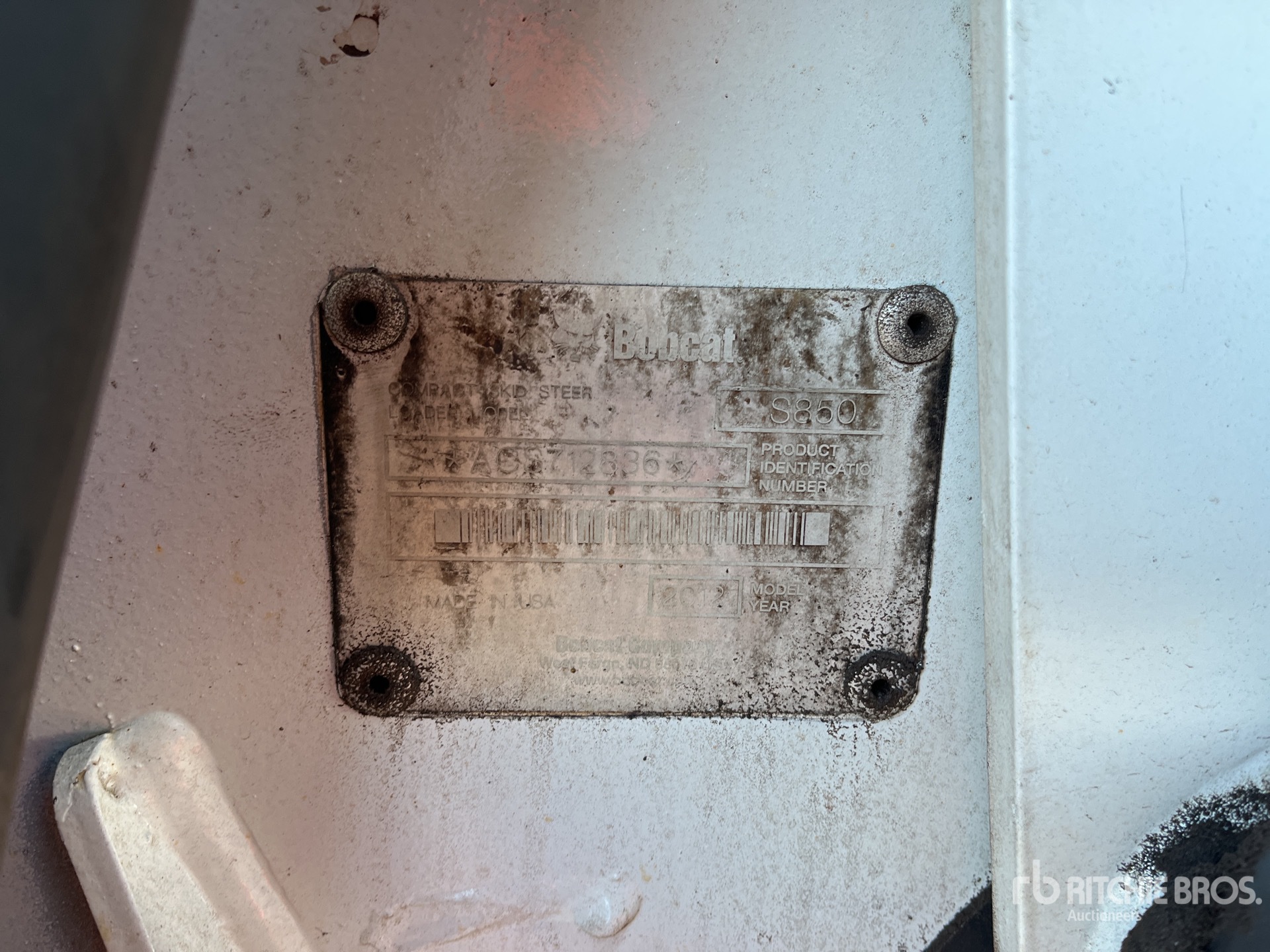 2012 Bobcat S850