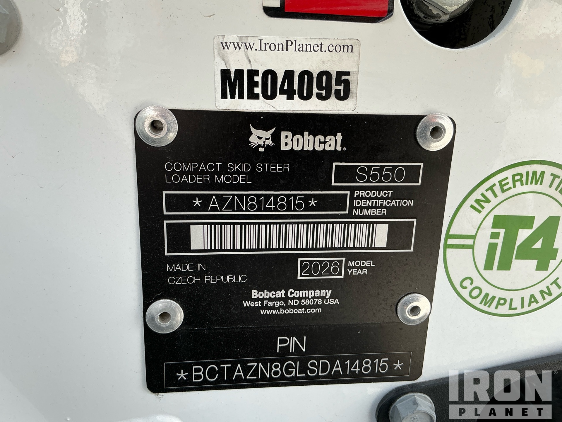 2026 Bobcat S550
