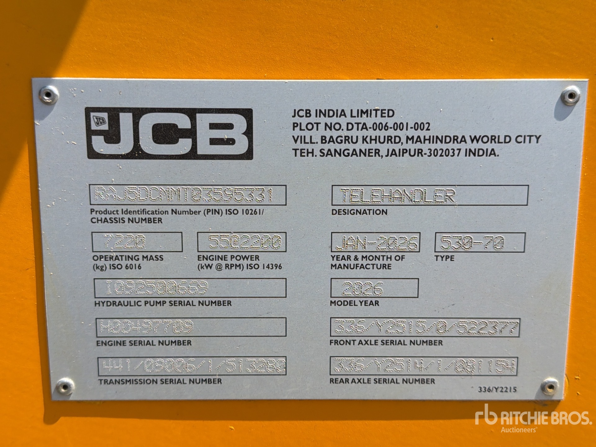 2026 JCB 530-70