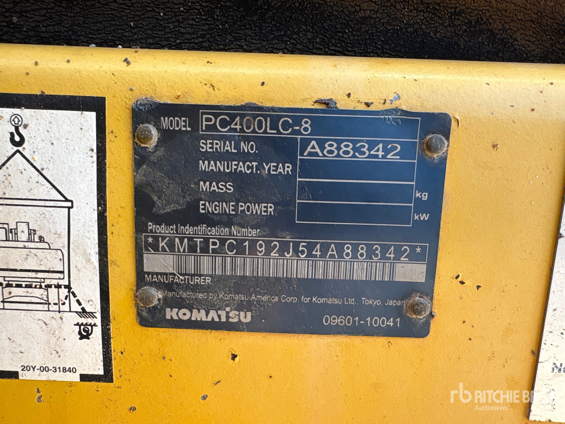 2008 Komatsu PC400LC-8
