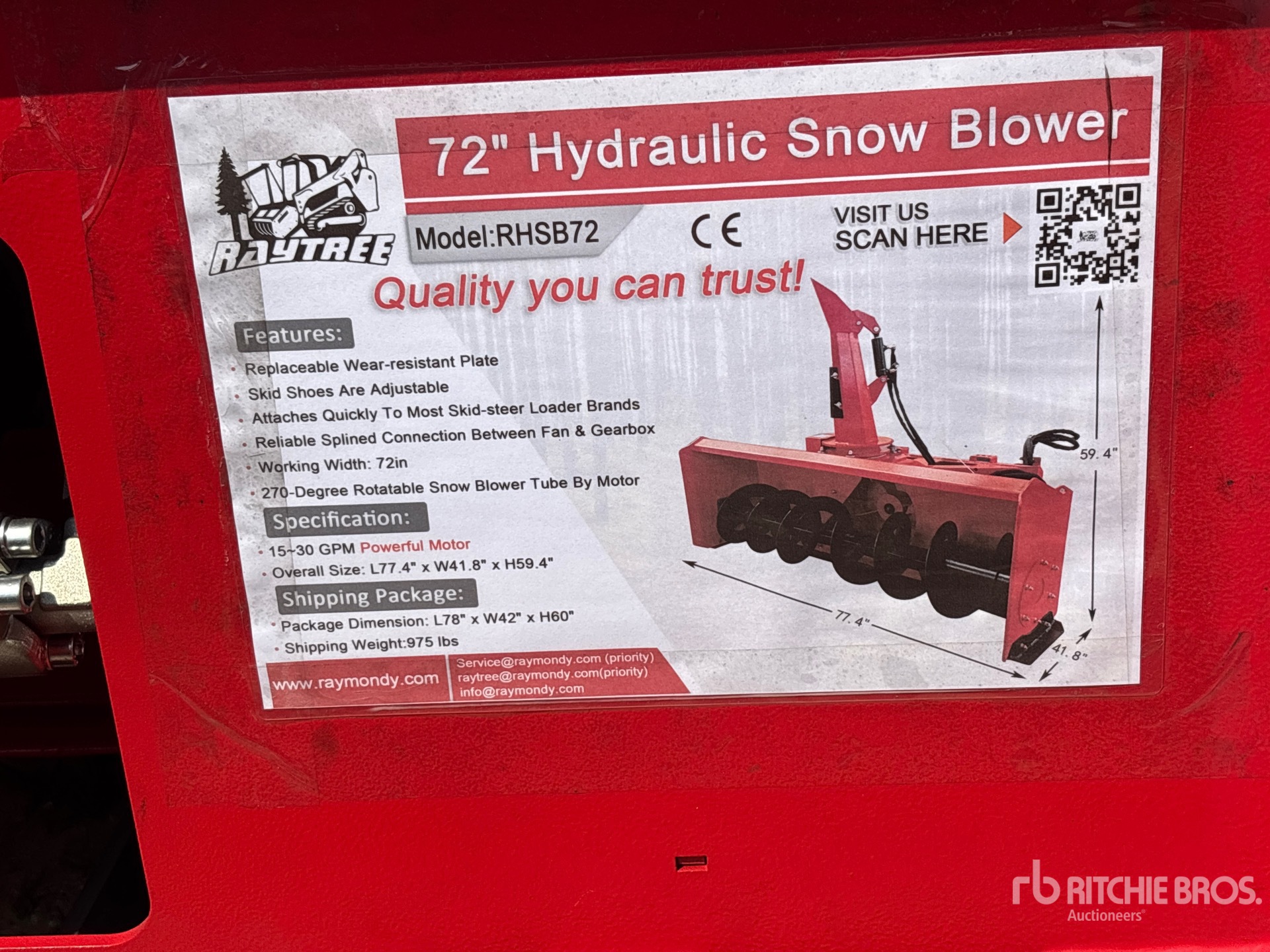 2026 RAYTREE RHSB72