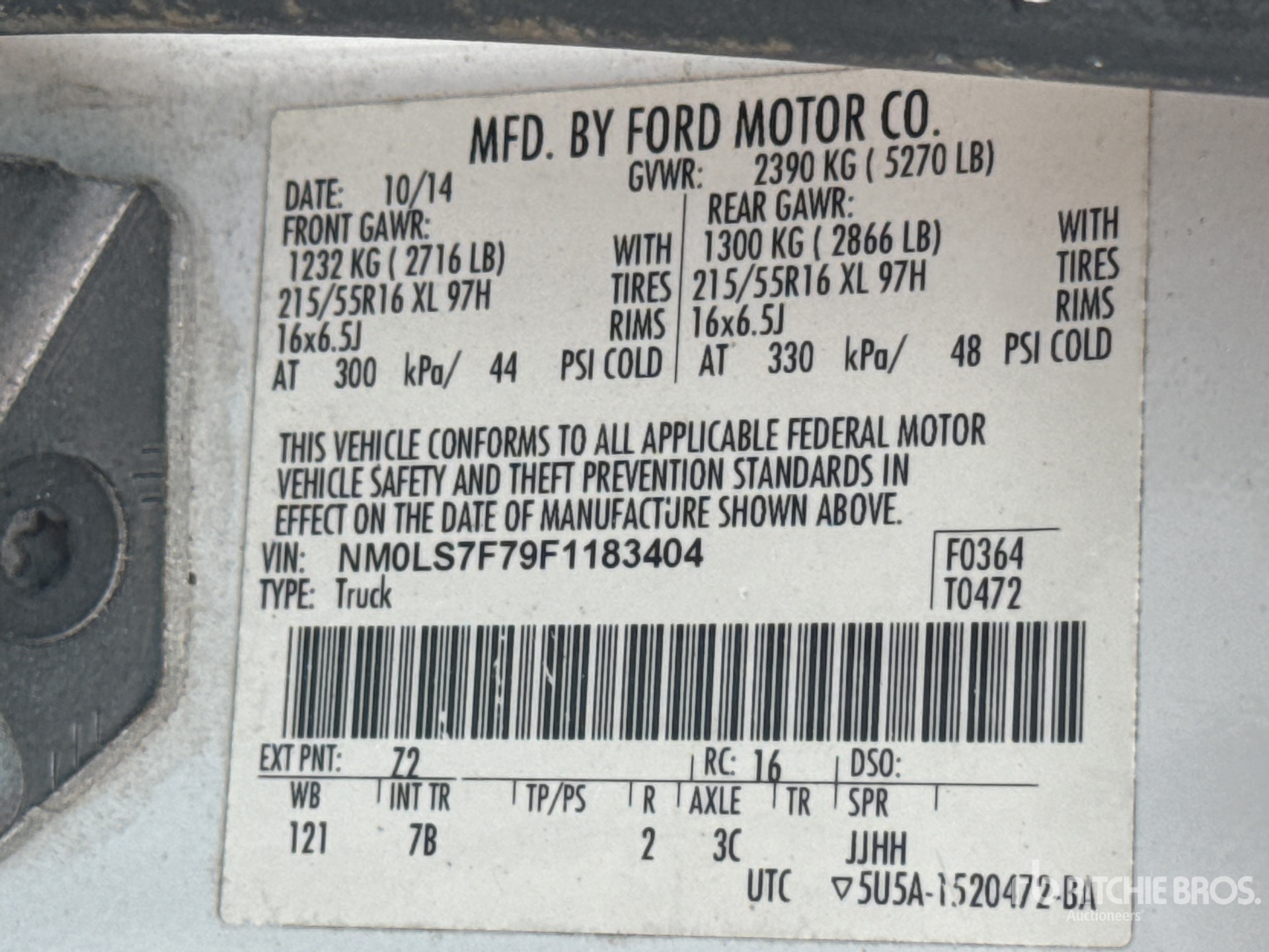 2015 Ford TRANSIT CONNECT