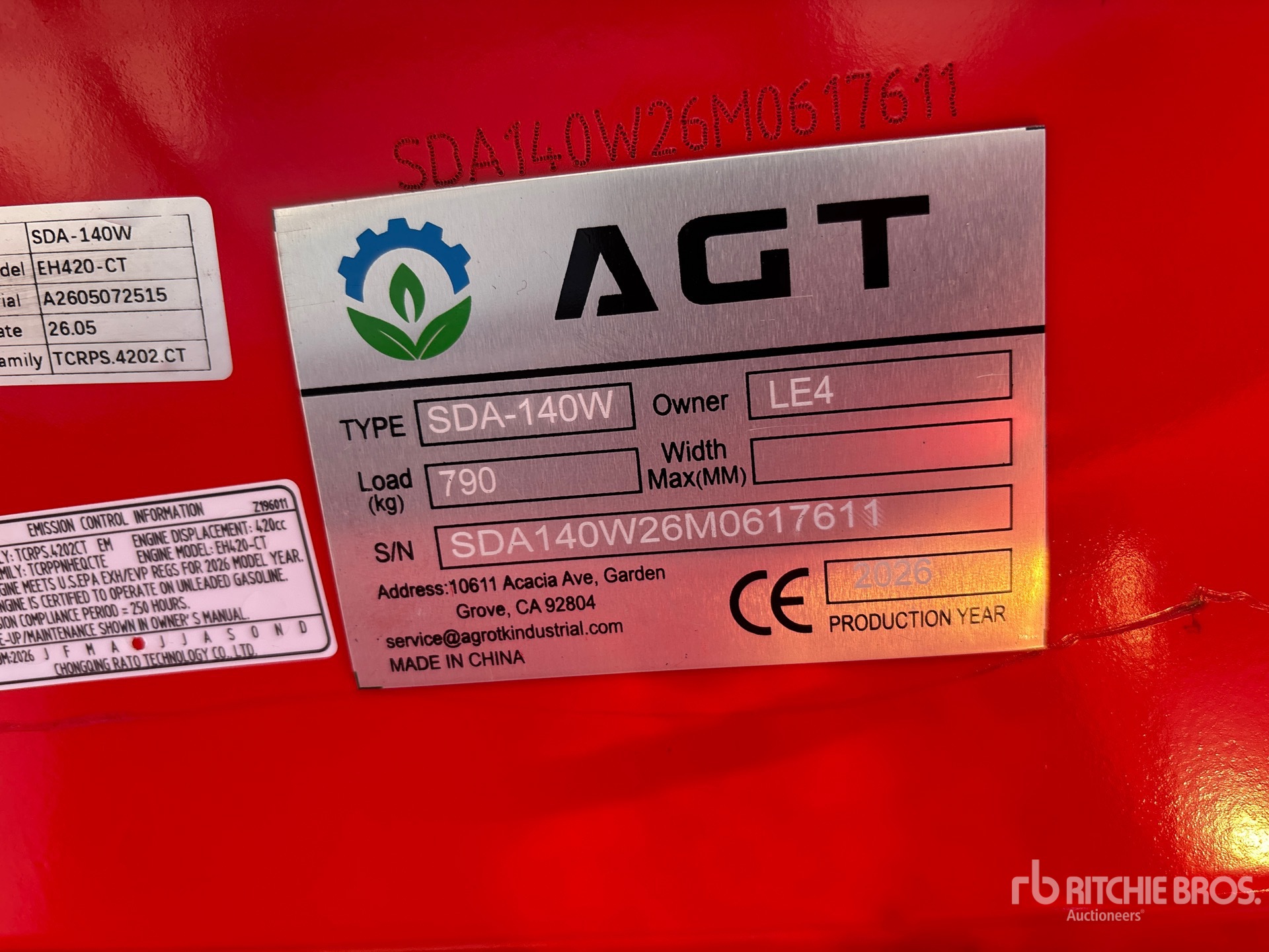 2026 AGT SDA-140W