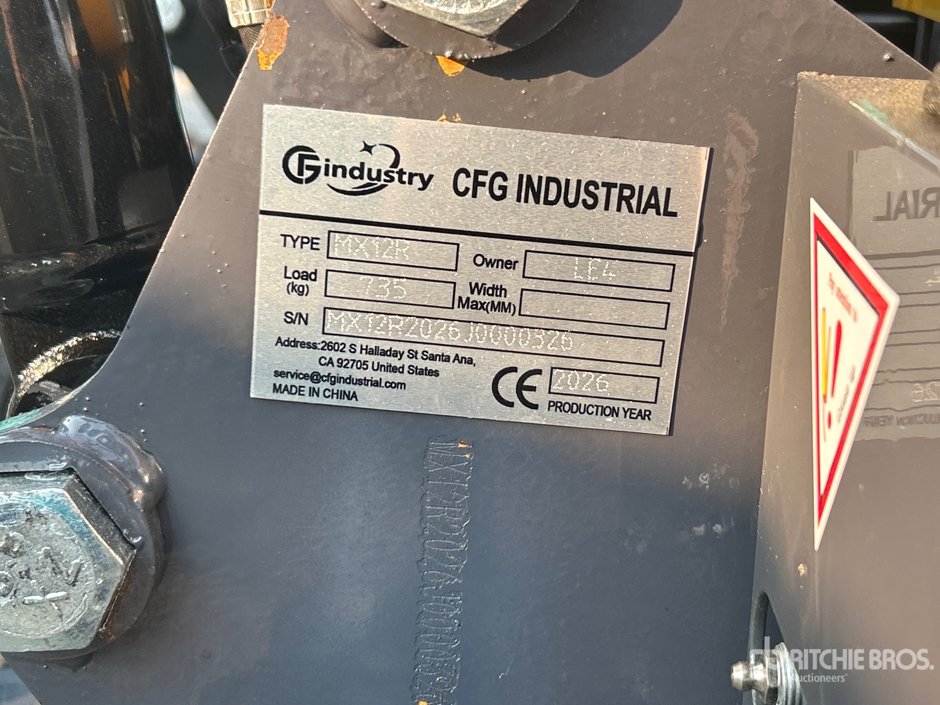 2026 CFG MX12R