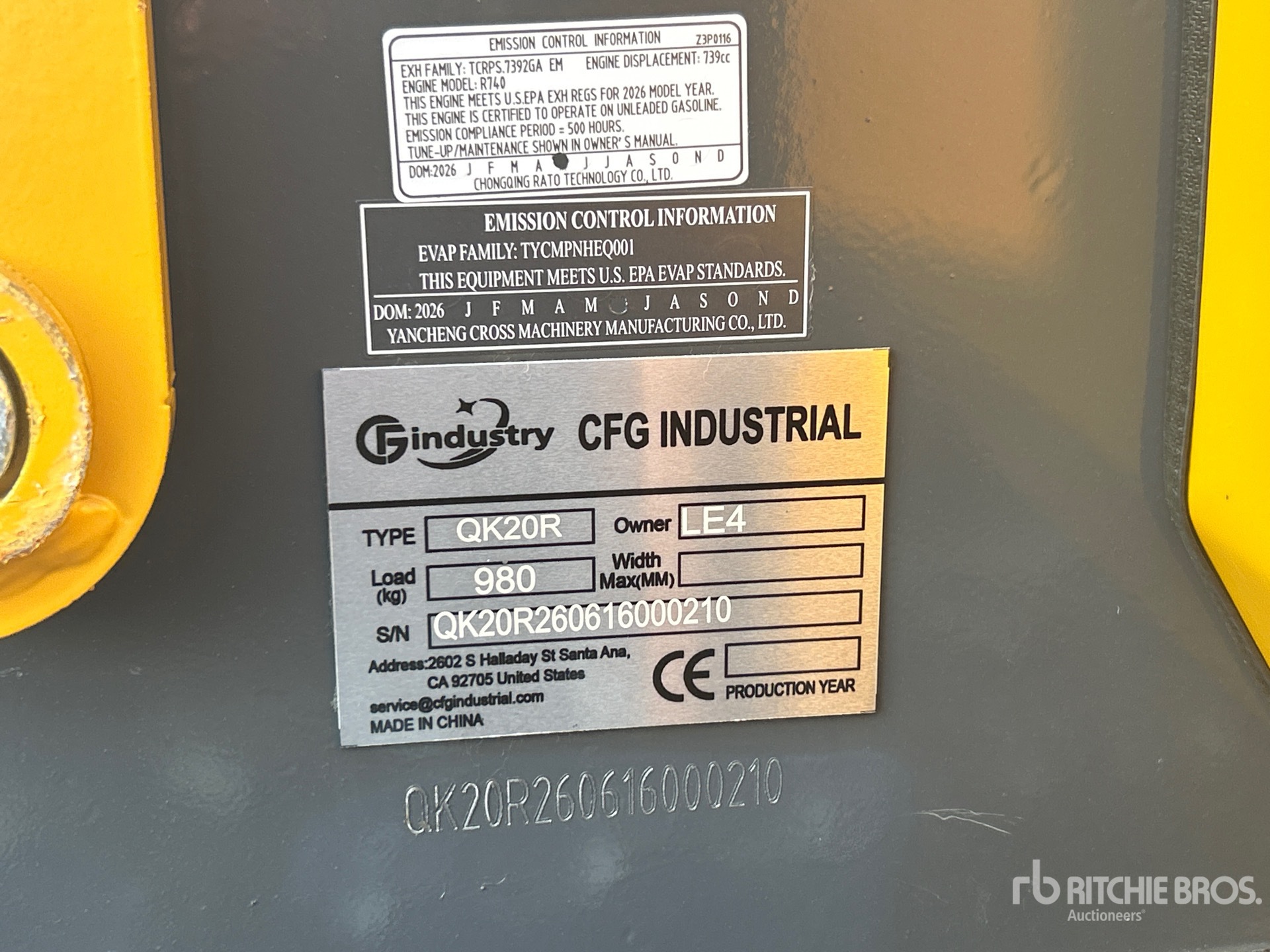 2026 CFG QK20R