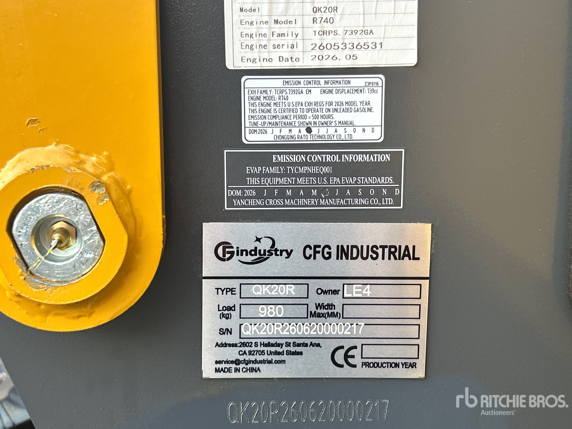 2026 CFG QK20R