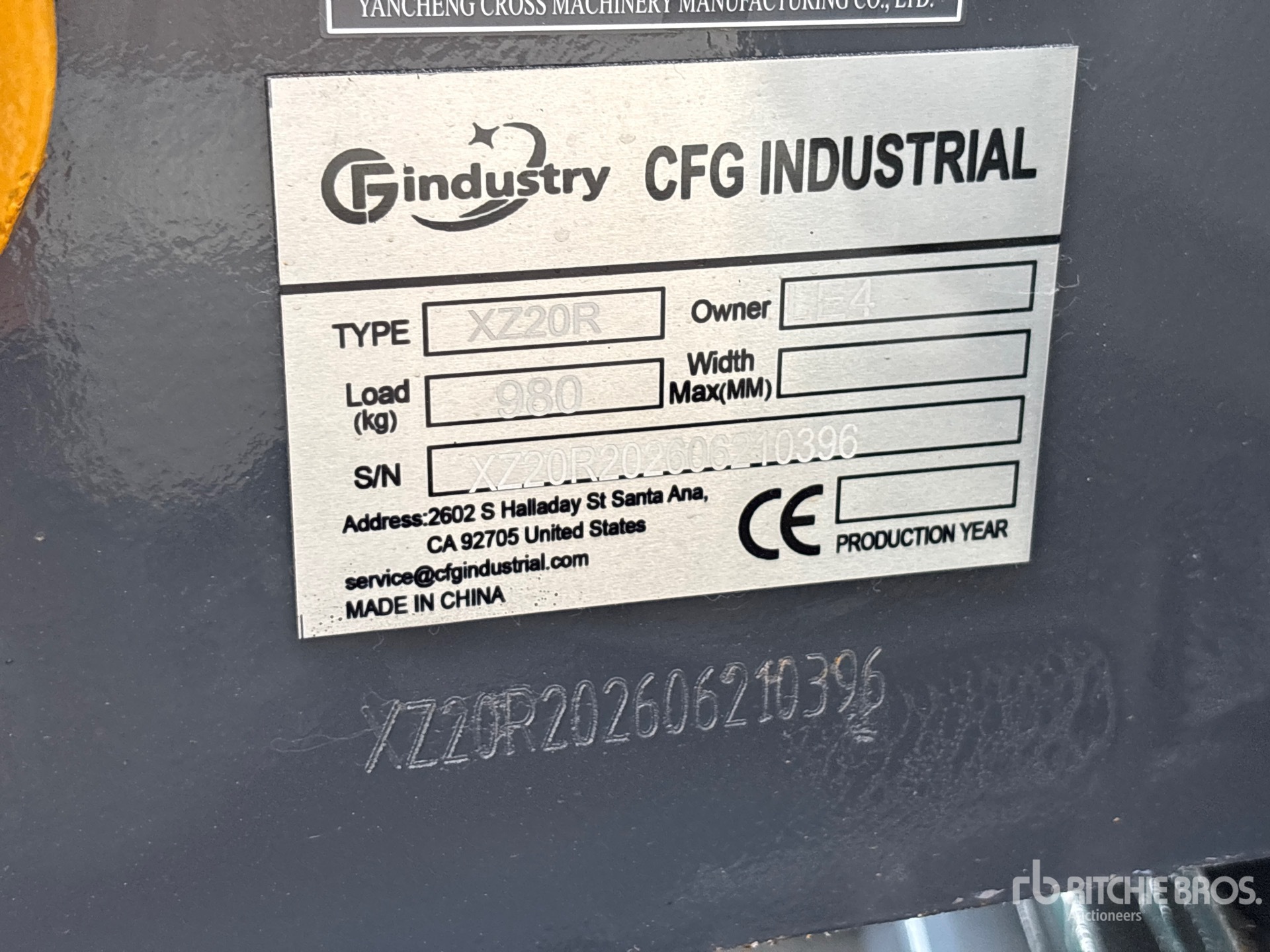 2026 CFG XZ20R