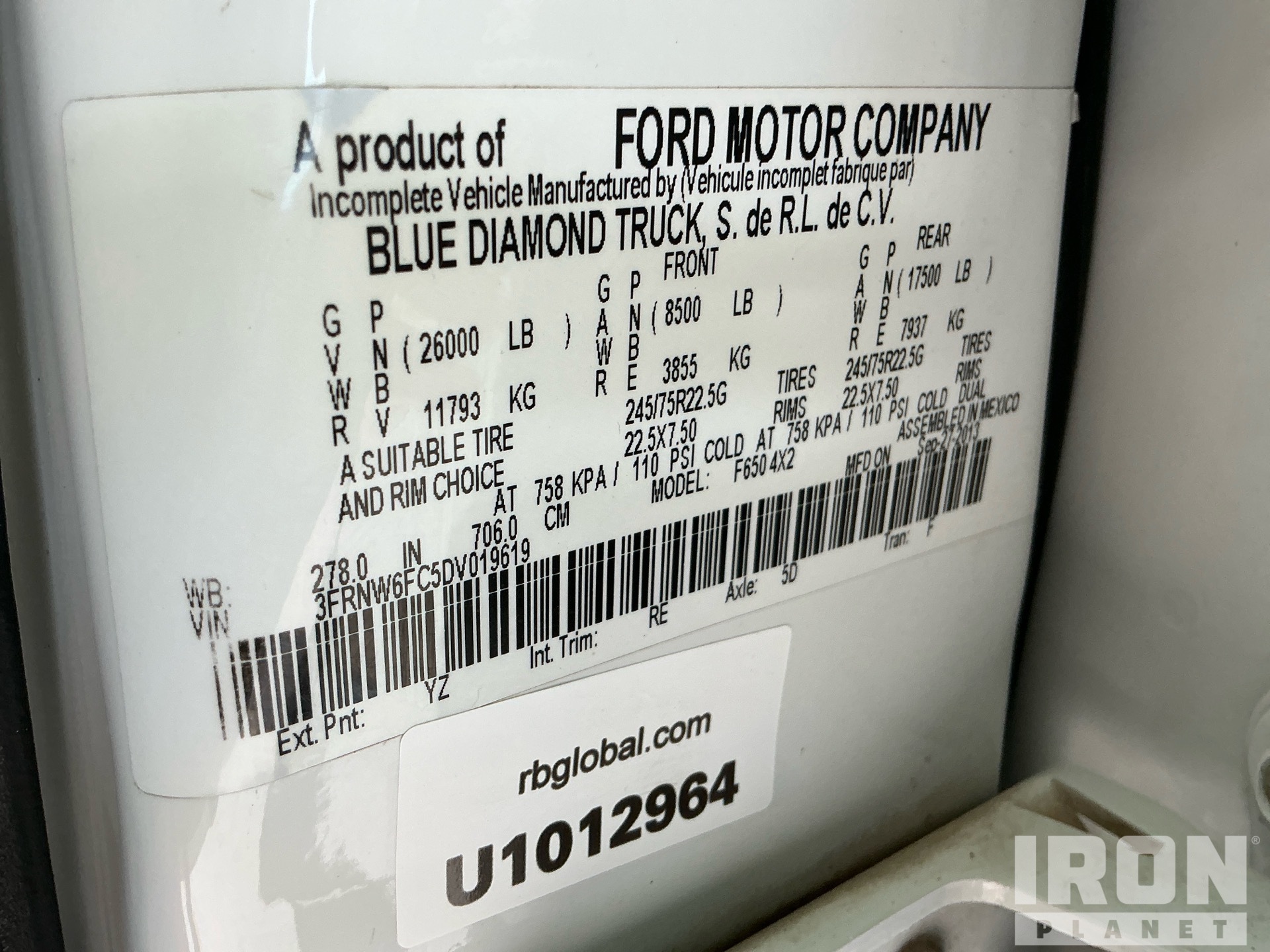 2013 Ford F-650