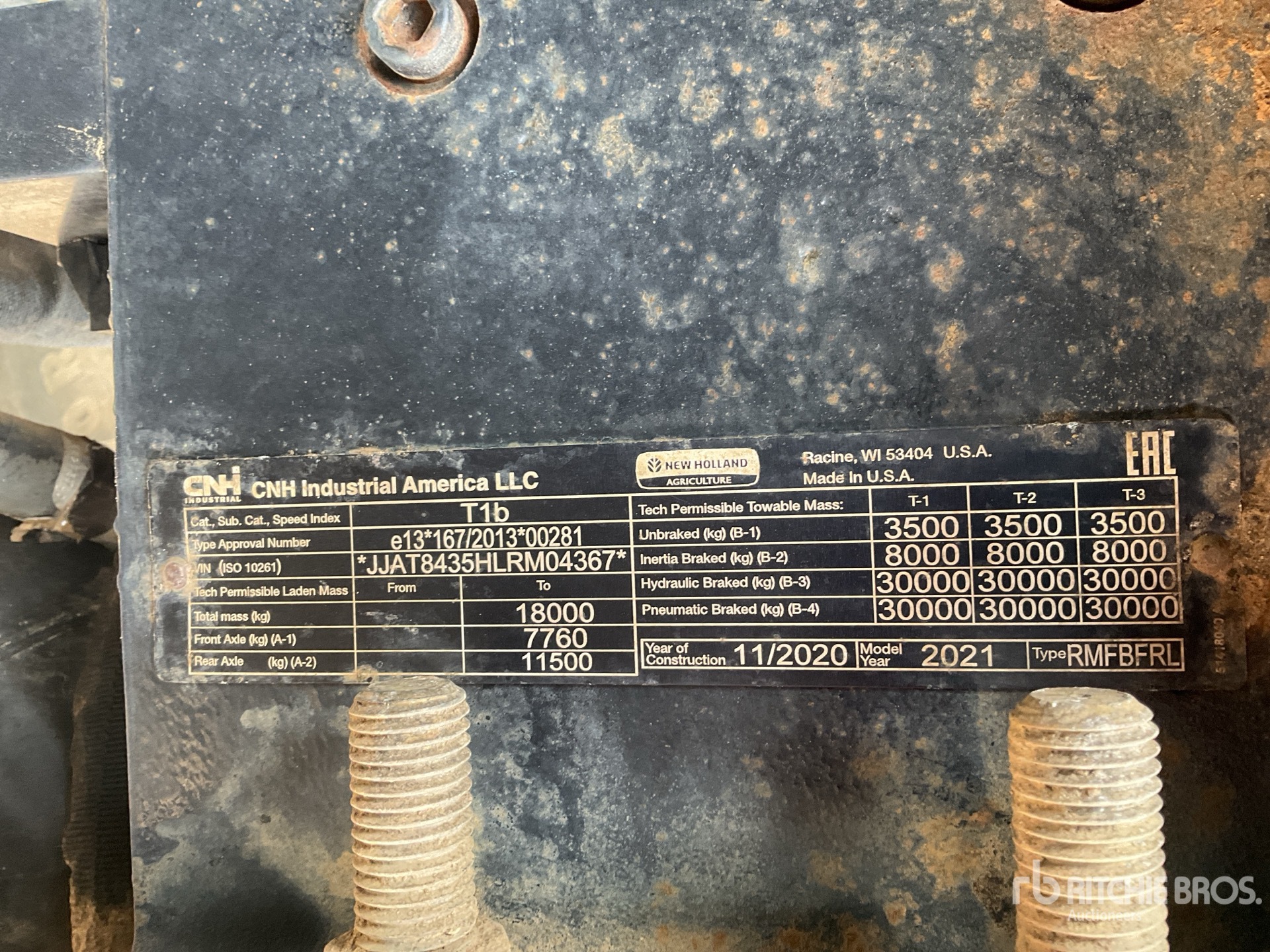 2020 New Holland T8.435 PLMI
