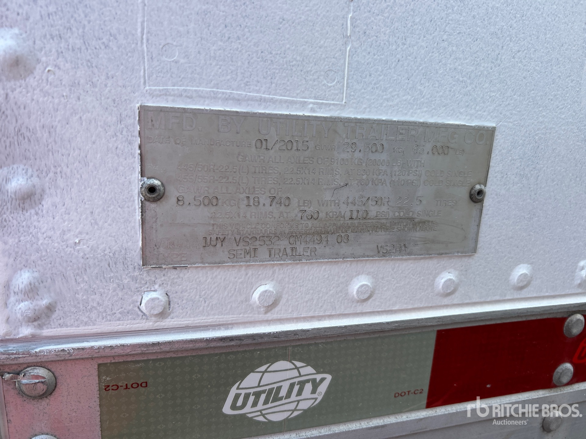2016 Utility VS2RA
