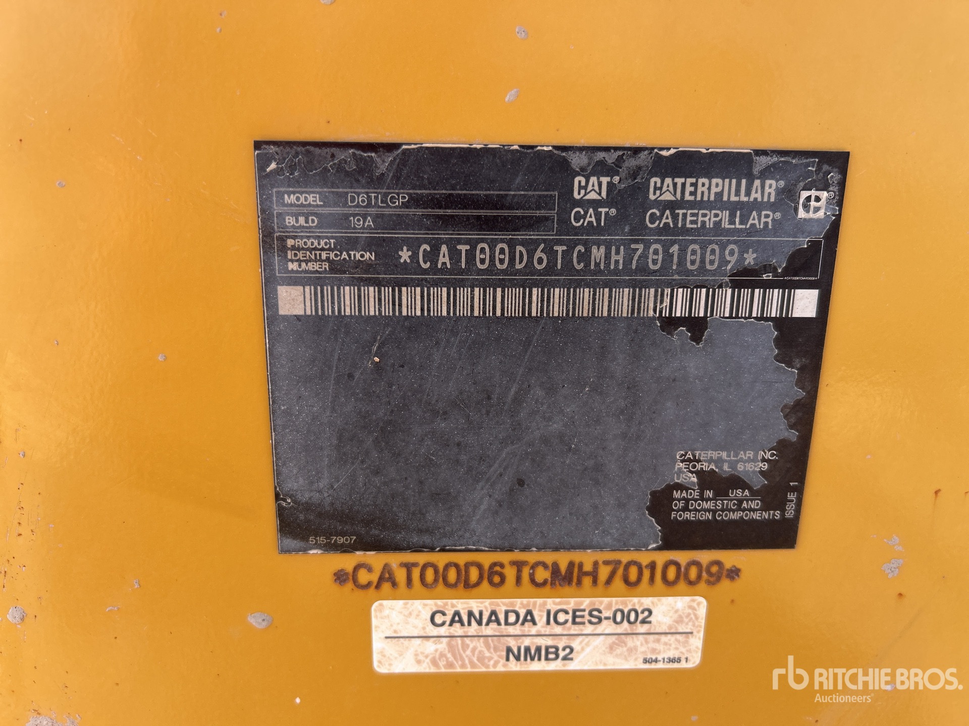 2019 Caterpillar D6TLGP