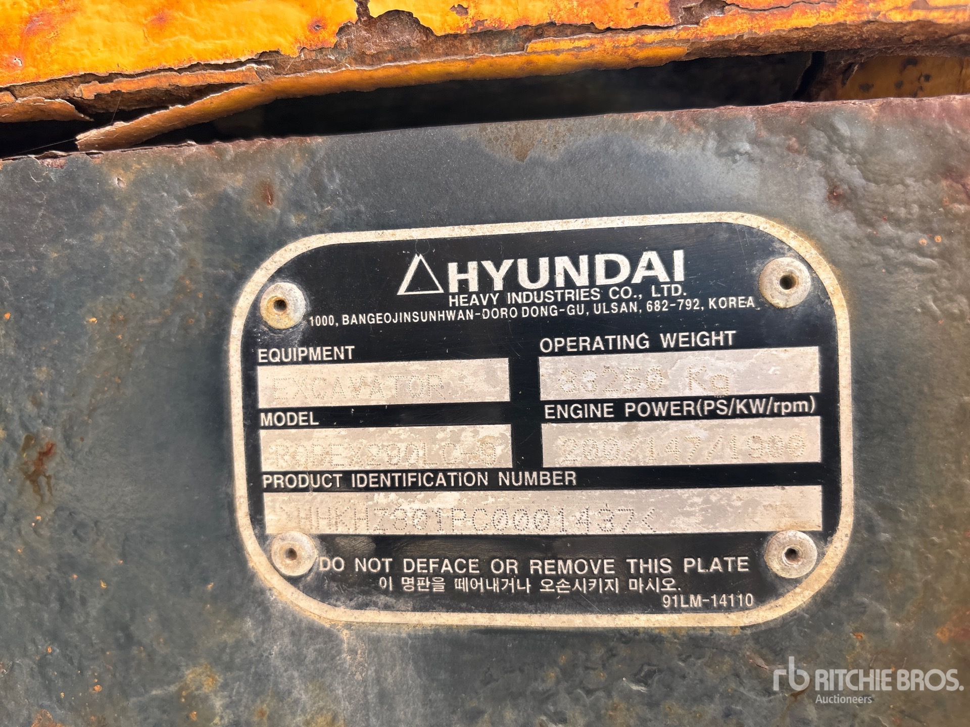2012 Hyundai R290LC-9