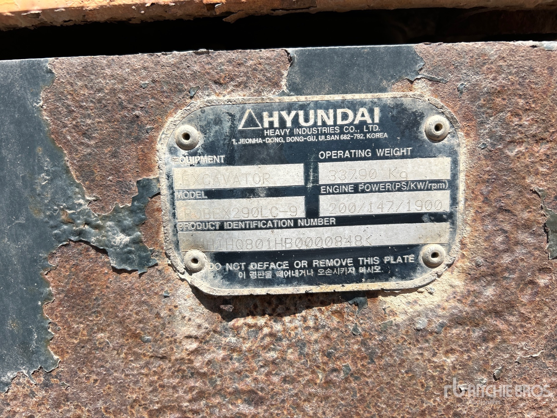 2011 Hyundai R290LC-9