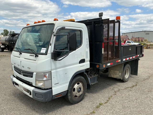 2012 Mitsubishi FEC52S 4x2 Flatbed Truck