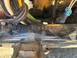 General Appearance with Frame Stamp Serial Number/VIN Photo