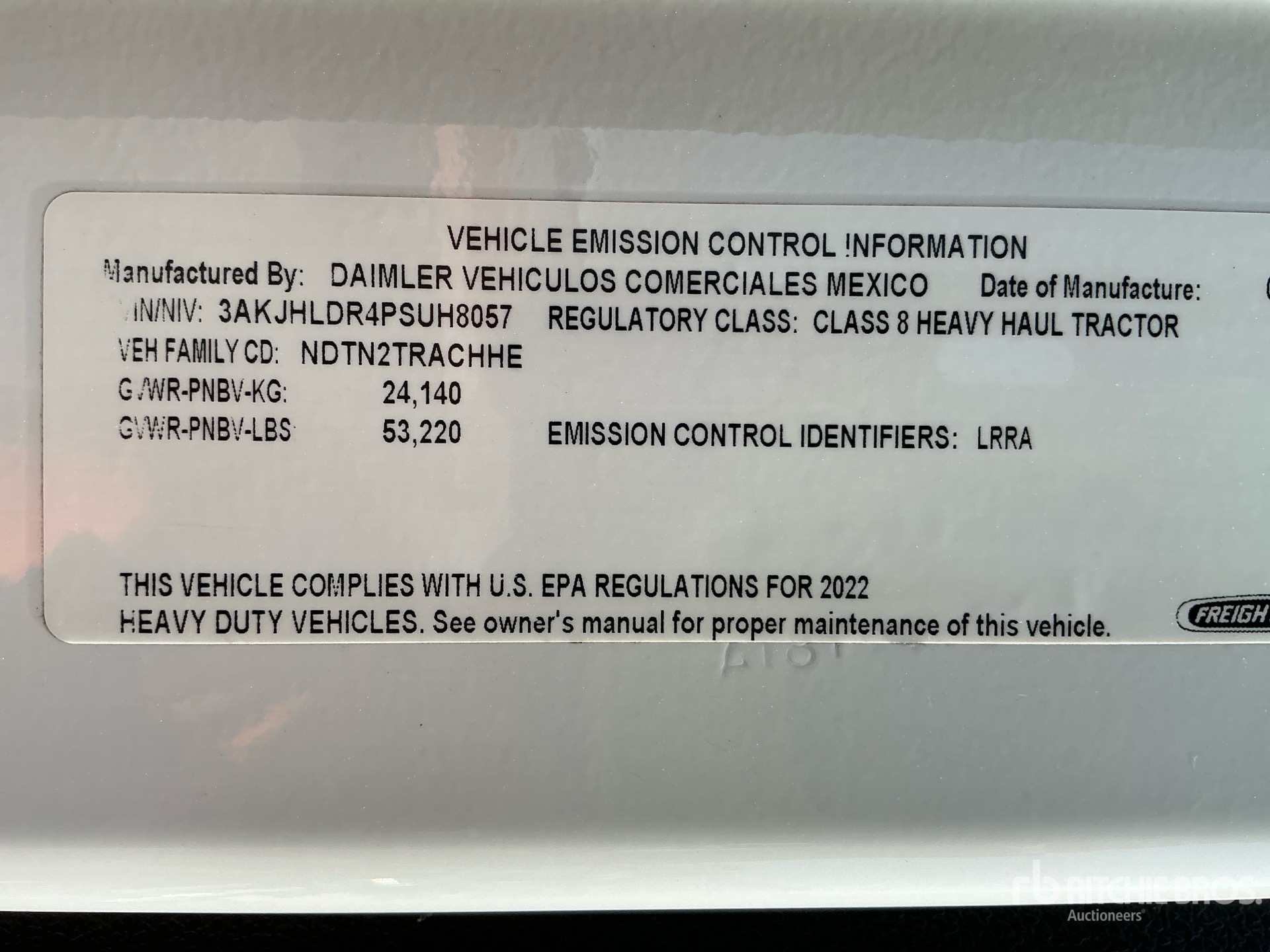 2023 Freightliner CASCADIA 126
