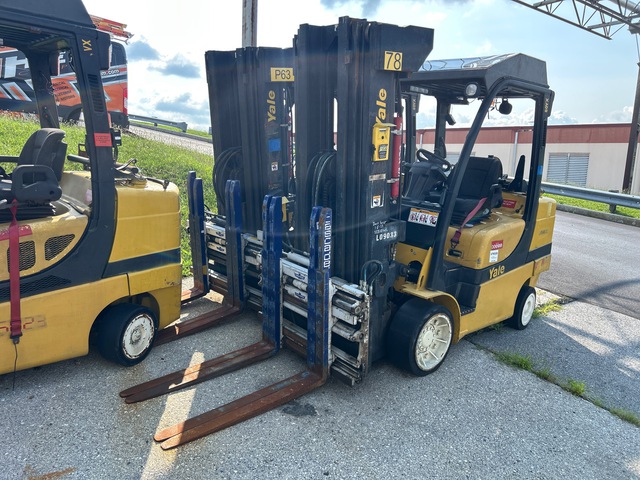 Yale GC080VX 4950 lb Forklift (Inoperable)