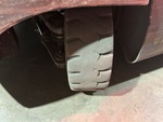 Chassis Lift with Right Rear Tire