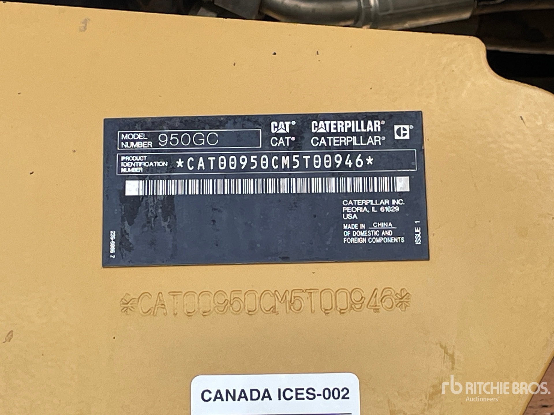 2018 Caterpillar 950 GC